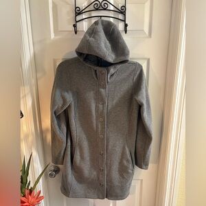 Kuhl Gray Utility Snap Front Fleece Lined Jacket for Women, Sz M